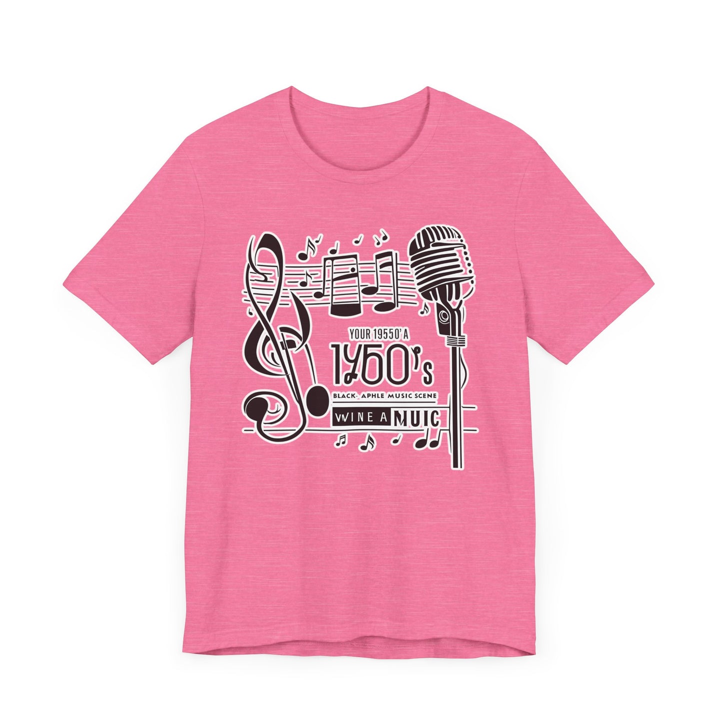 Music Note and Microphone T-Shirt