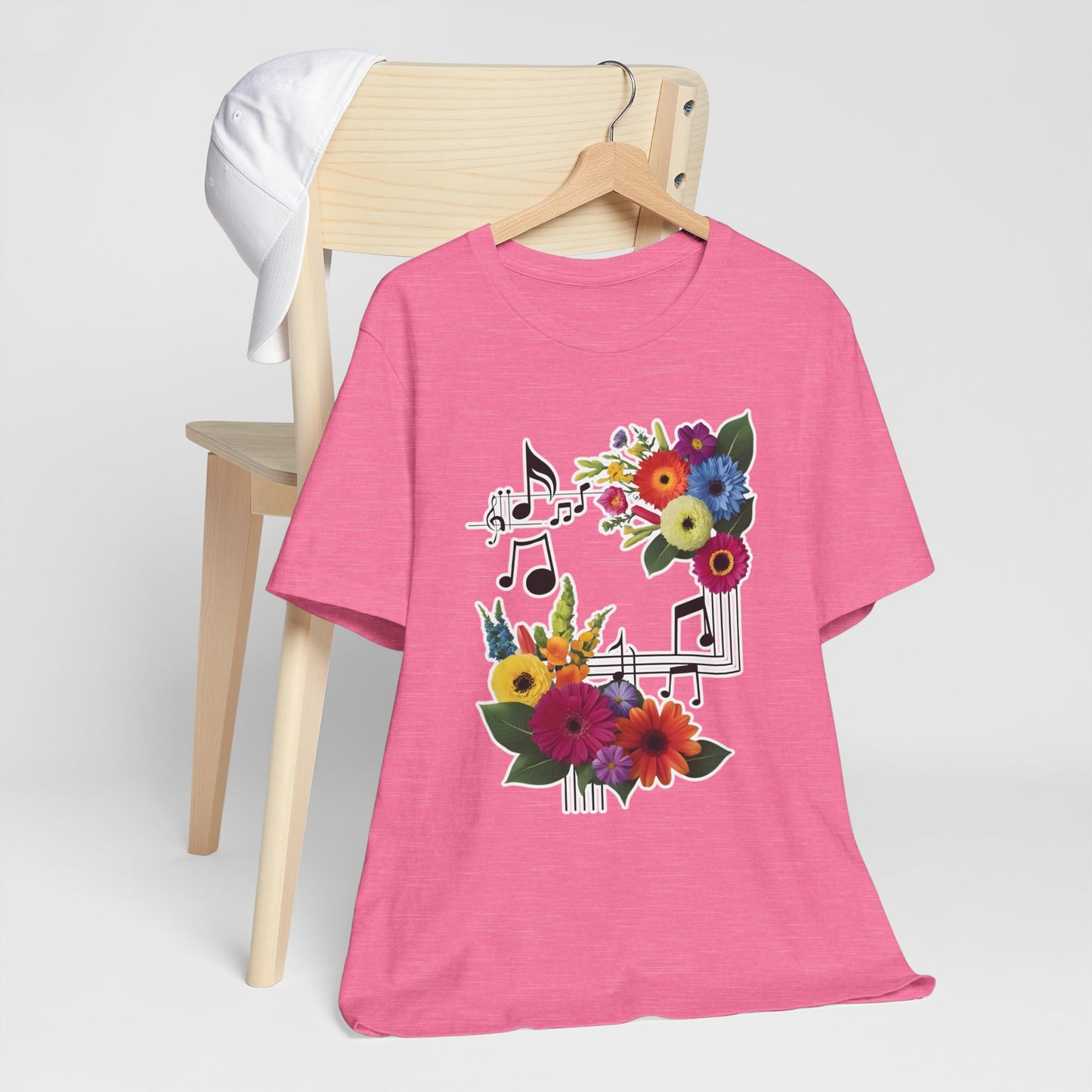 Flower and Music T-Shirt