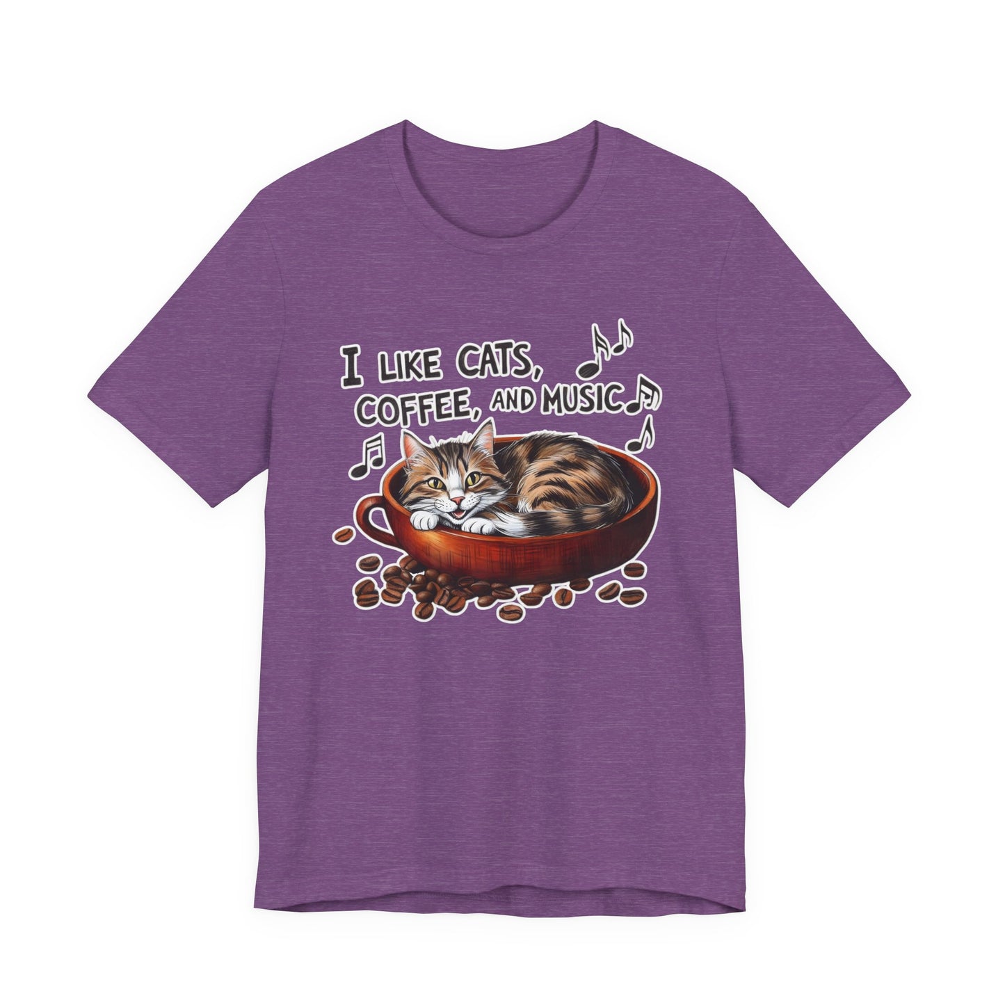 Coffee, Cats and Music IV T-Shirt