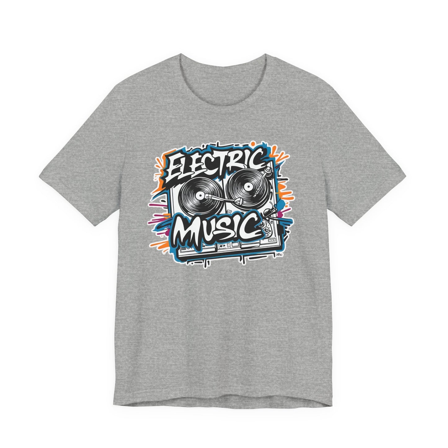Gray Vinyl Record T-Shirt