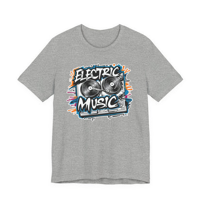 Gray Vinyl Record T-Shirt