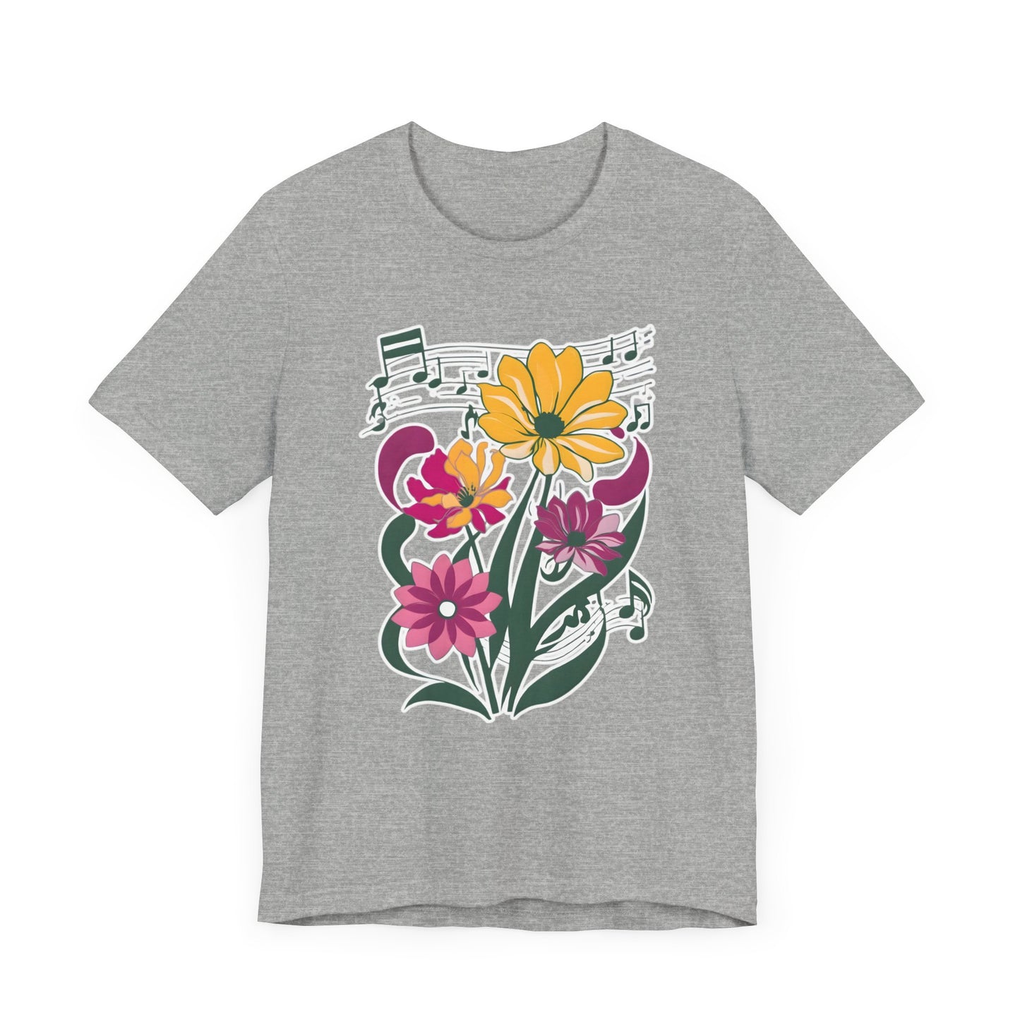 Flower and Music X T-Shirt