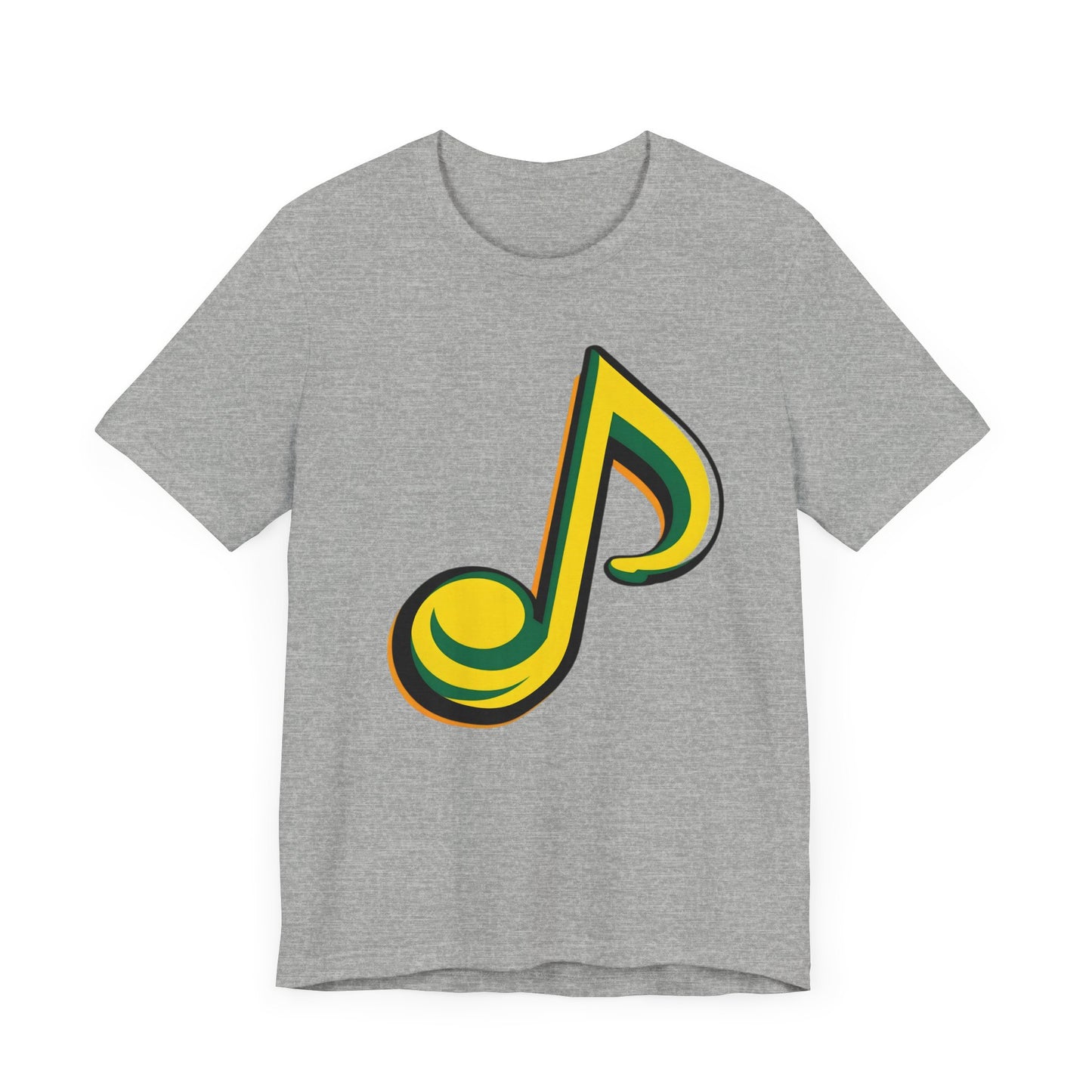 Golden Music Note T-Shirt