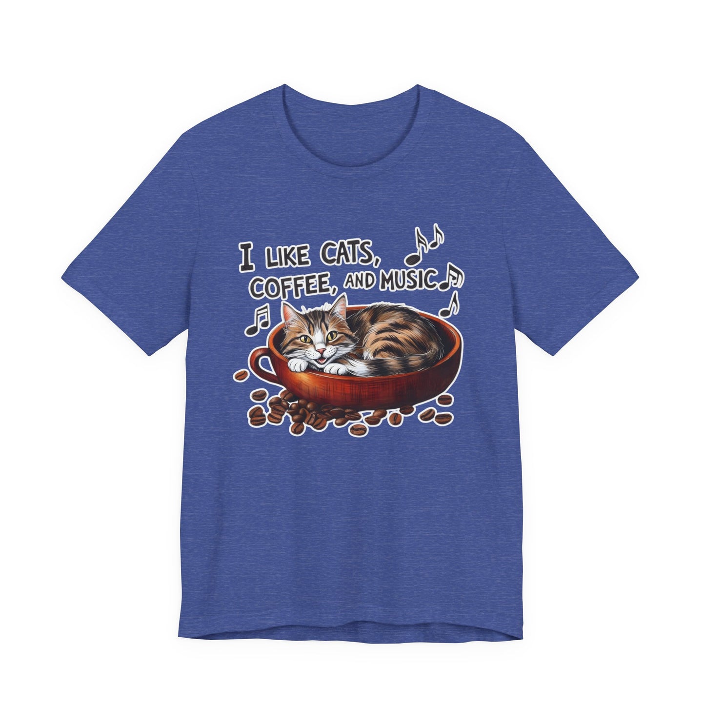 Coffee, Cats and Music IV T-Shirt