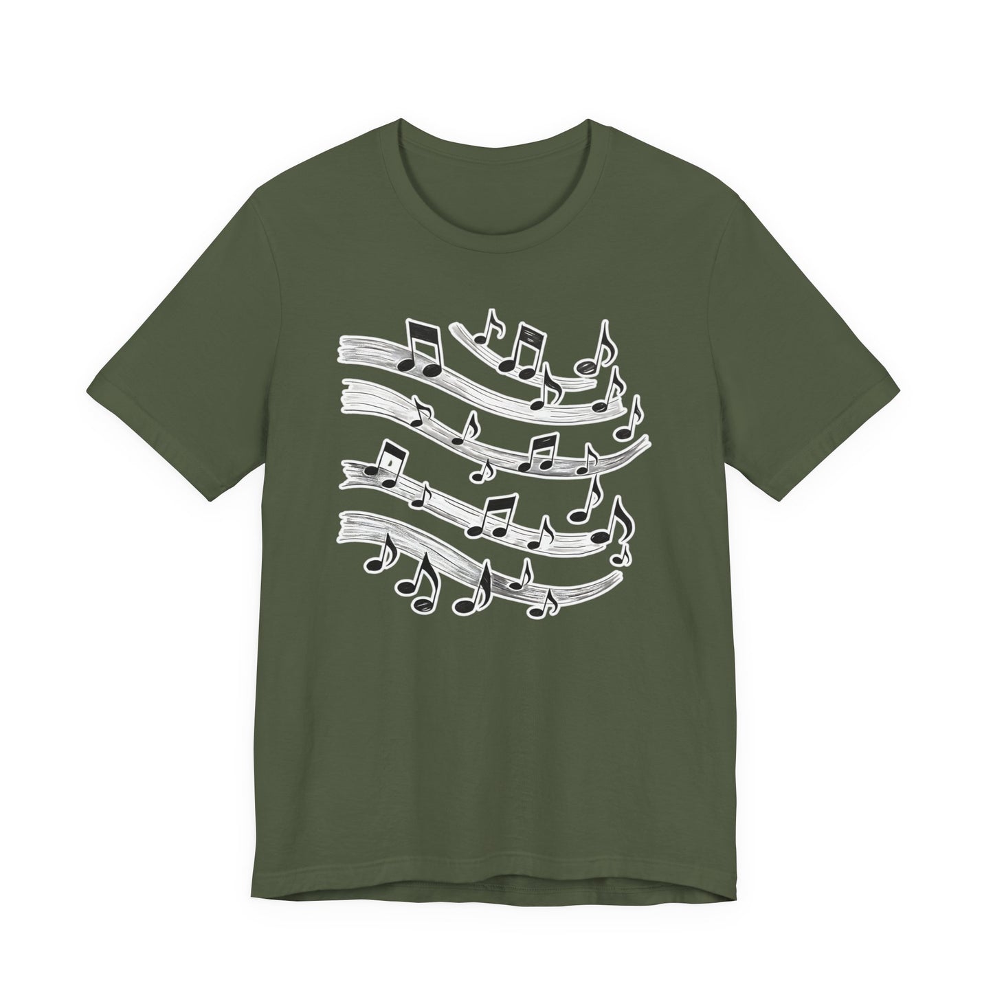Music Notes Wave T-Shirt