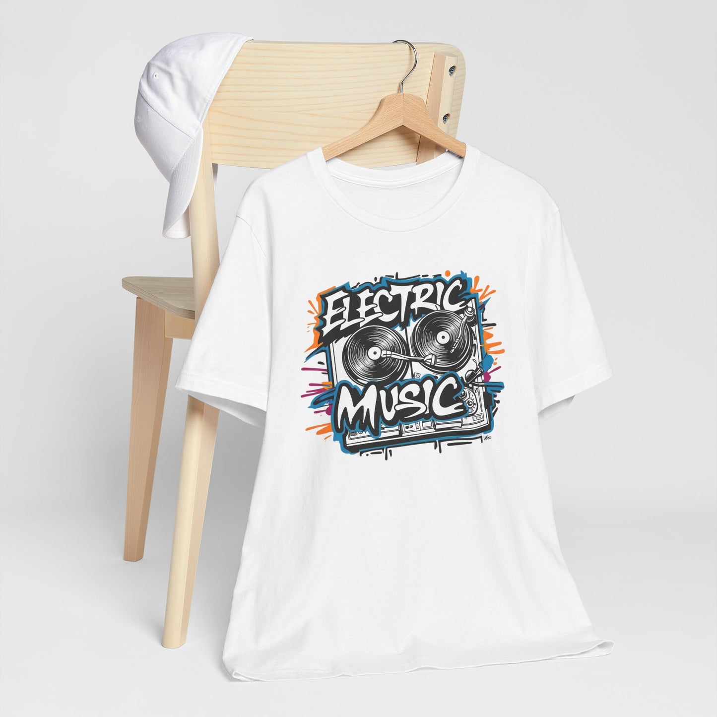 Gray Vinyl Record T-Shirt