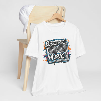 Gray Vinyl Record T-Shirt