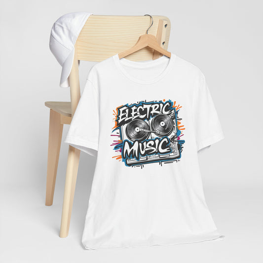 Gray Vinyl Record T-Shirt