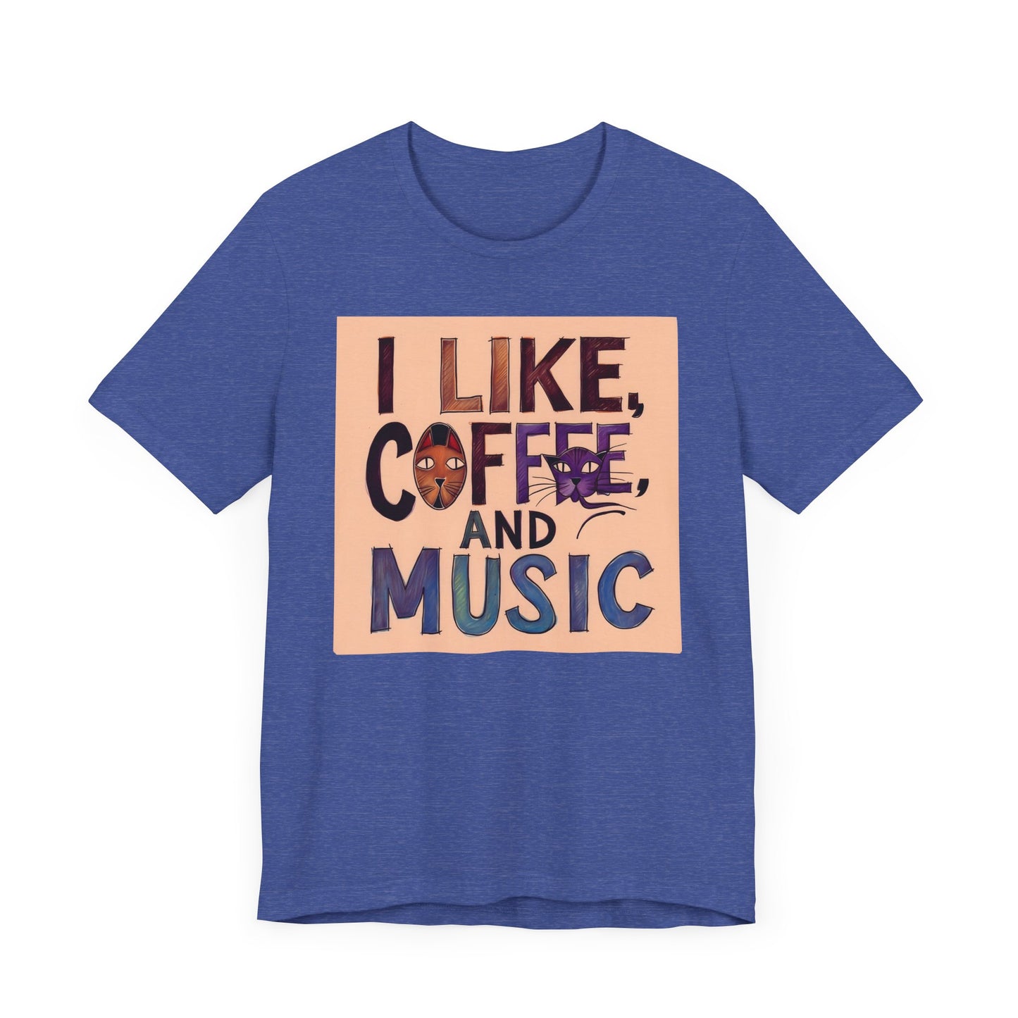 Coffee, Cats and Music VI T-Shirt