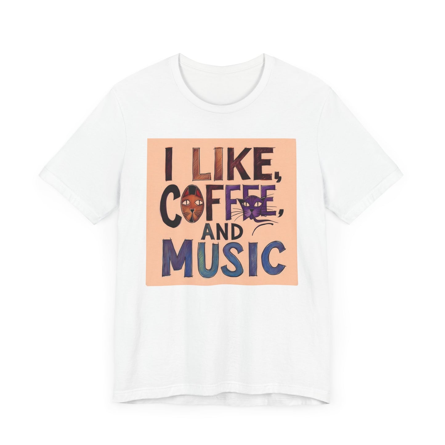 Coffee, Cats and Music VI T-Shirt