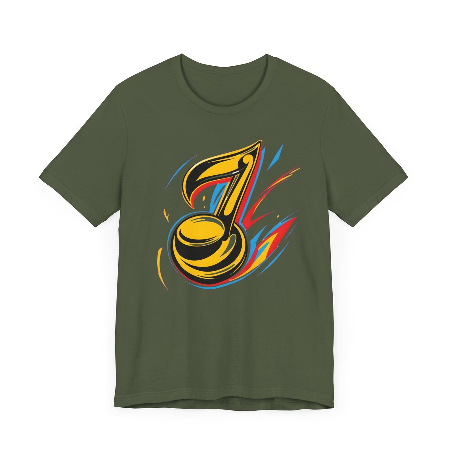 Gold and Pink Music Note T-Shirt