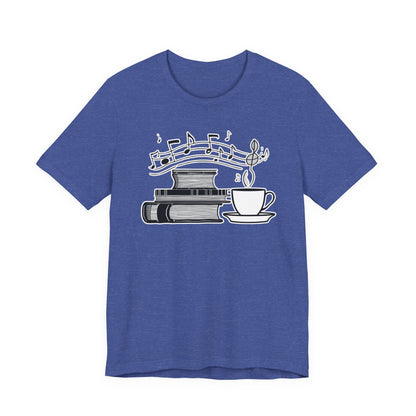 Book, Coffee and Music T-Shirt