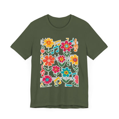 Flower and Music IV T-Shirt