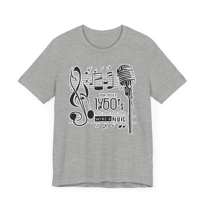 Music Note and Microphone T-Shirt
