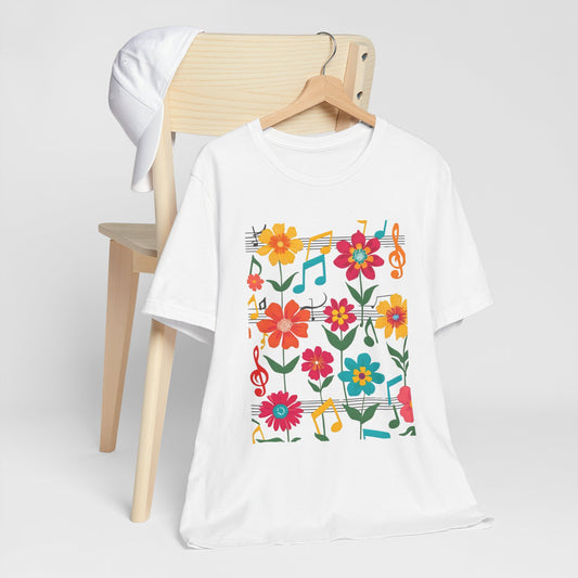 Flower and Music IV T-Shirt