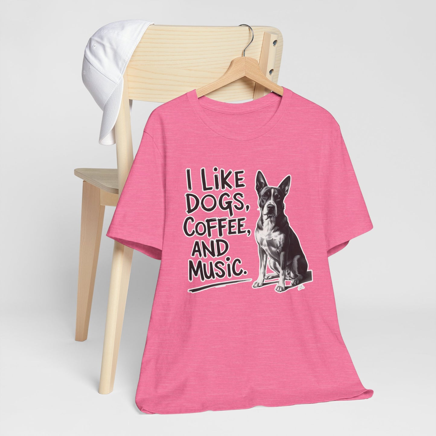 Dog, Coffee and Music T-Shirt