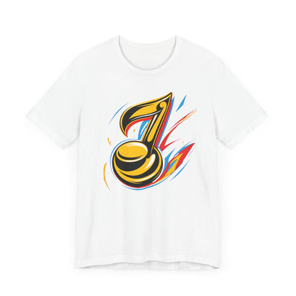 Gold and Pink Music Note T-Shirt