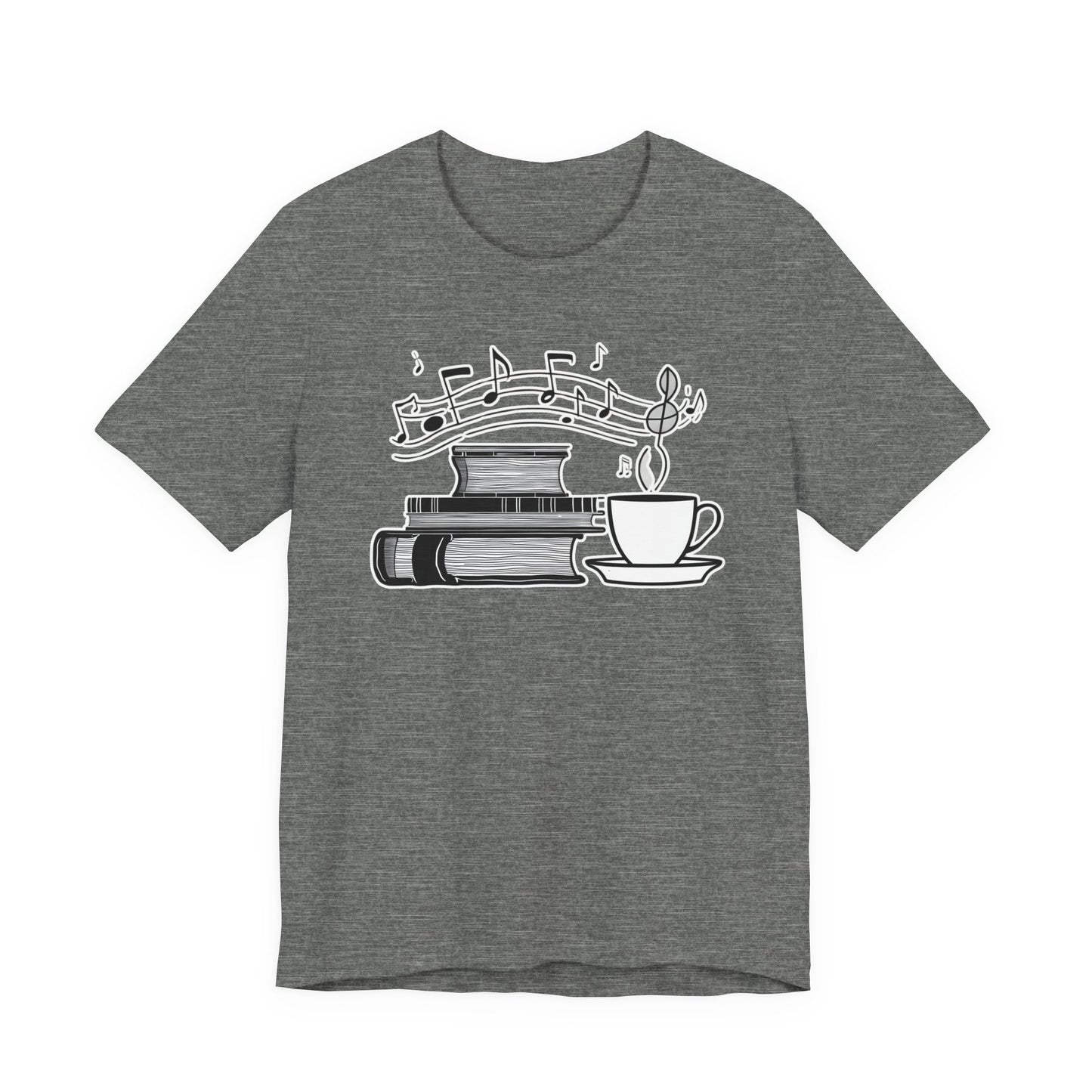 Book, Coffee and Music T-Shirt