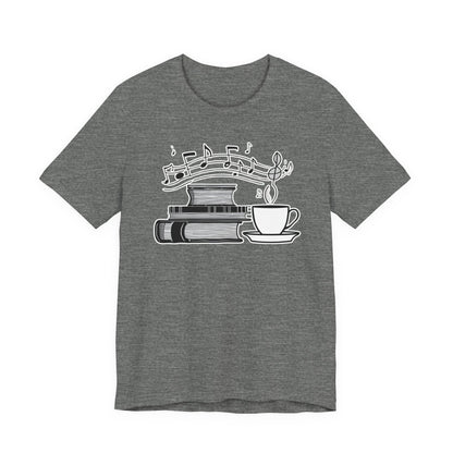 Book, Coffee and Music T-Shirt