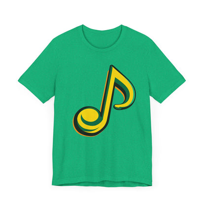 Golden Music Note T-Shirt