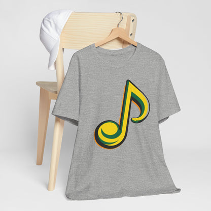 Golden Music Note T-Shirt