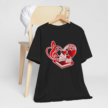 Heart, Music and Books II T-Shirt