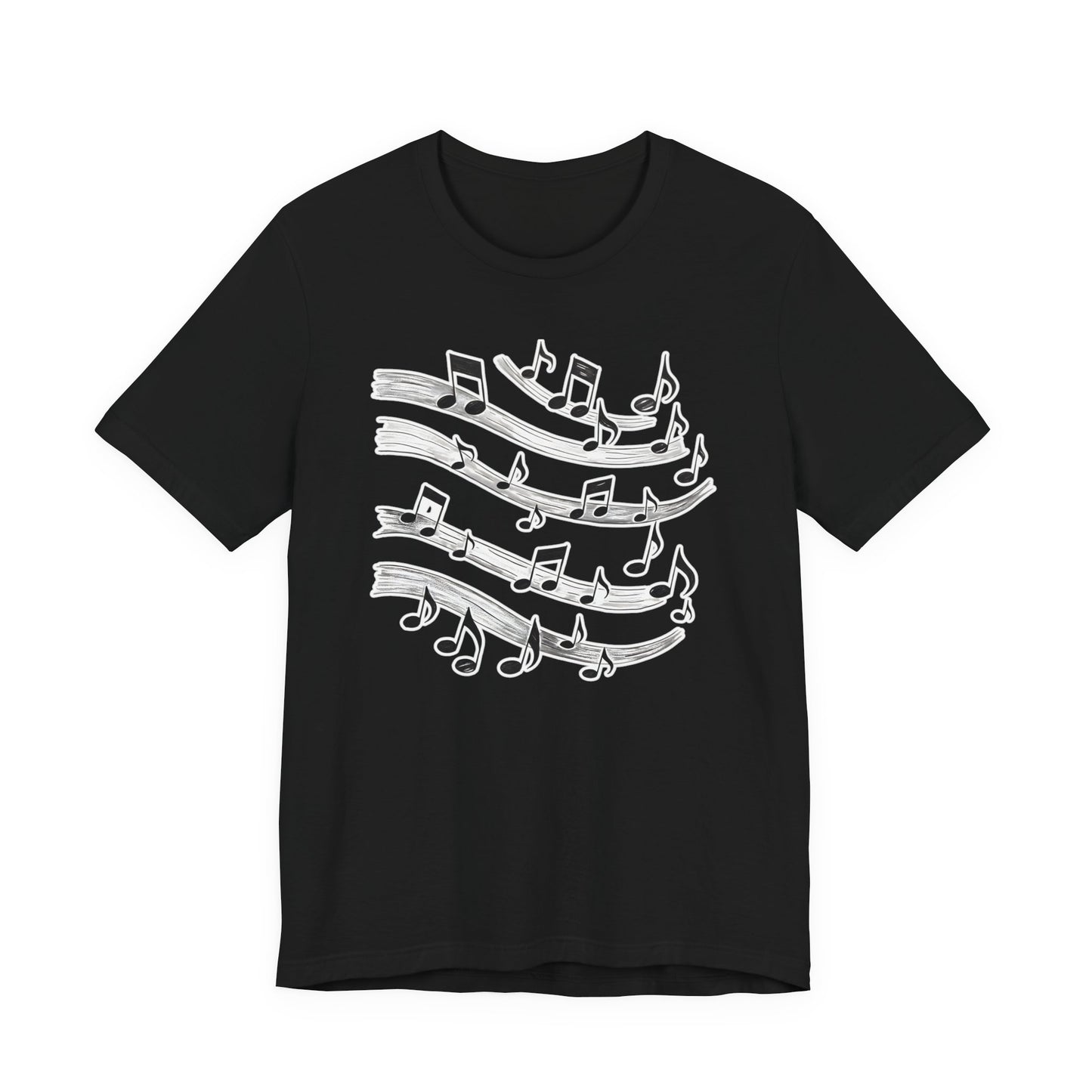 Music Notes Wave T-Shirt