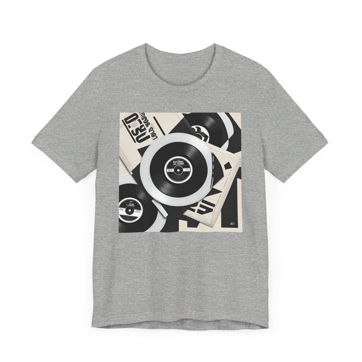 Black Vinyl Record T-Shirt