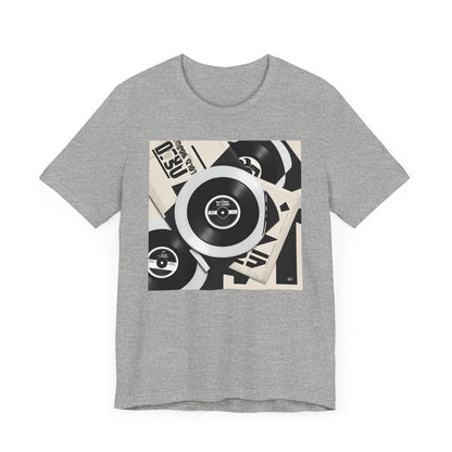 Black Vinyl Record T-Shirt