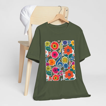 Flower and Music VII T-Shirt