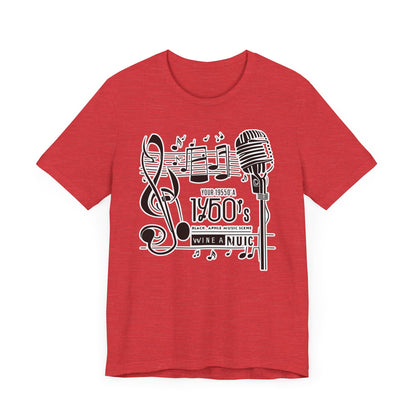 Music Note and Microphone T-Shirt