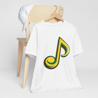 Golden Music Note T-Shirt
