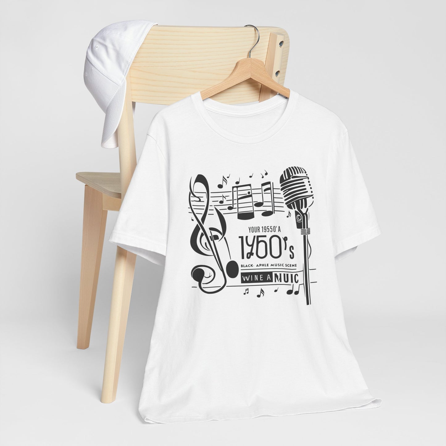 Music Note and Microphone T-Shirt