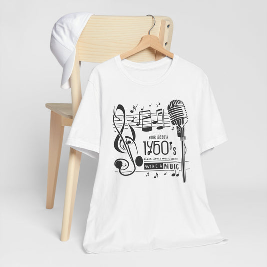 Music Note and Microphone T-Shirt