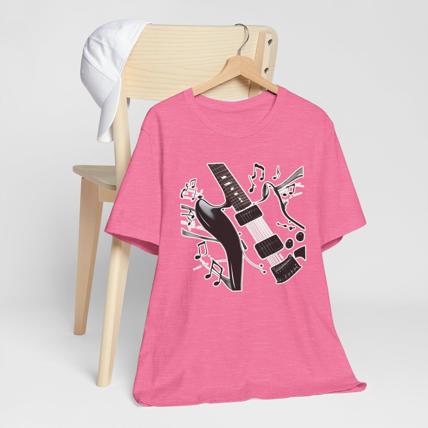 Black and White Guitar T-Shirt