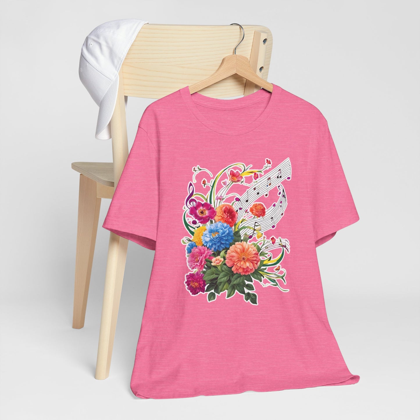 Flower and Music V T-Shirt