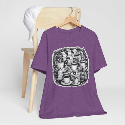 Dragons and Coffee V T-Shirt