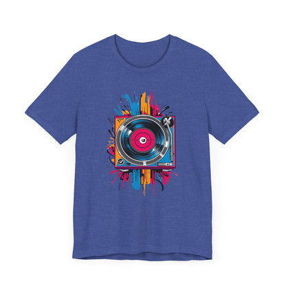 Neon Vinyl Record T-Shirt