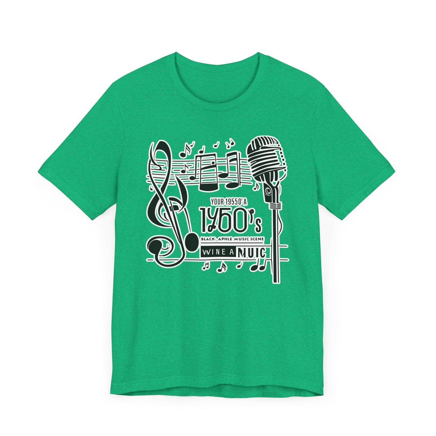 Music Note and Microphone T-Shirt