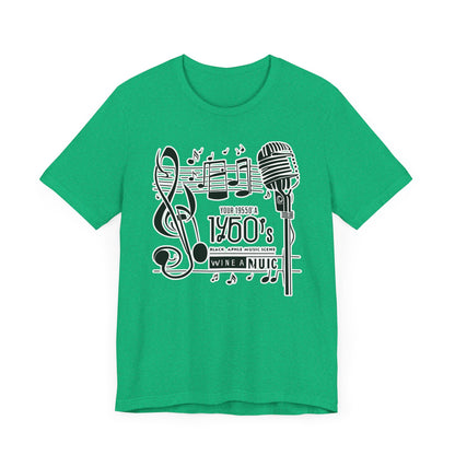 Music Note and Microphone T-Shirt