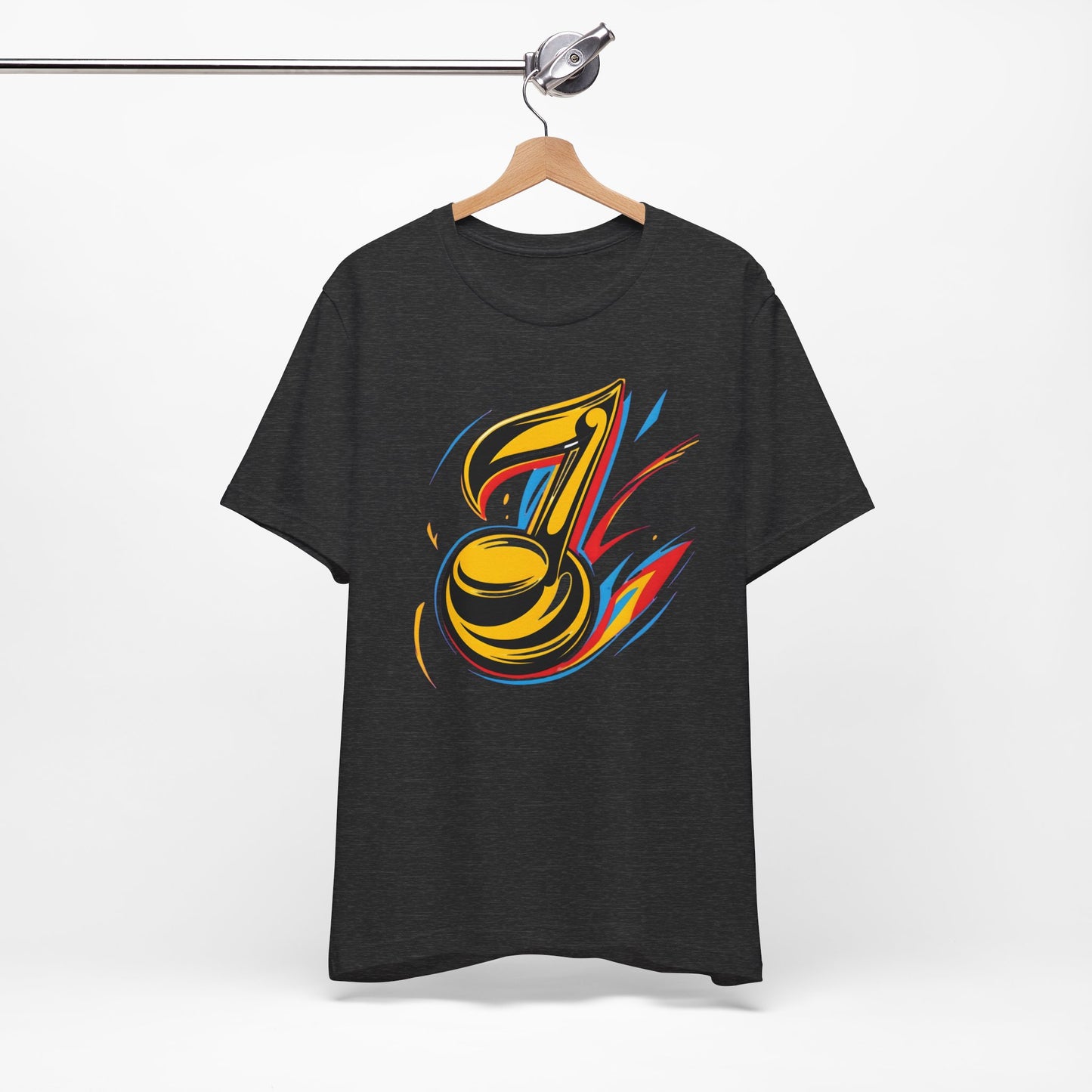 Gold and Pink Music Note T-Shirt