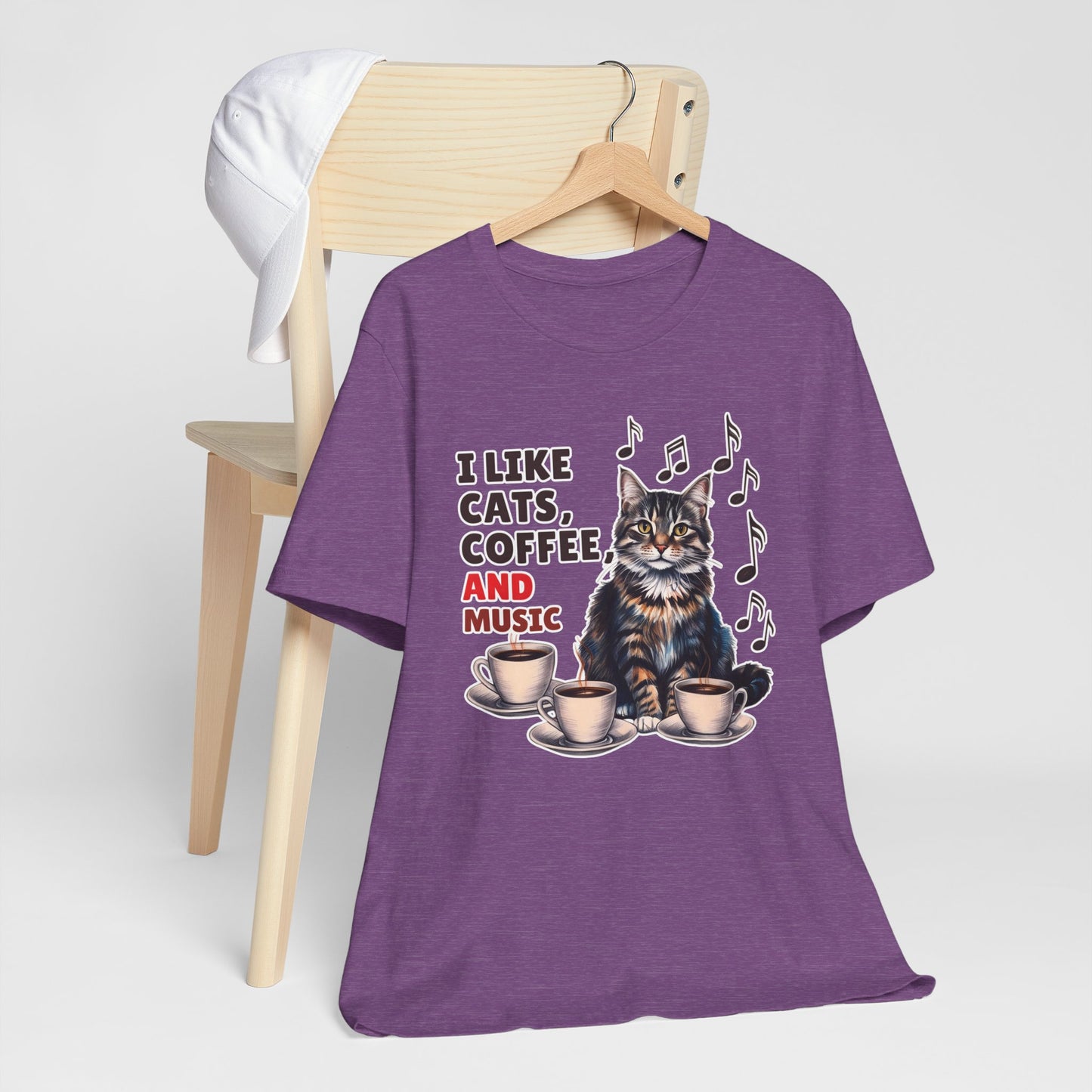 Coffee, Cats and Music II T-Shirt