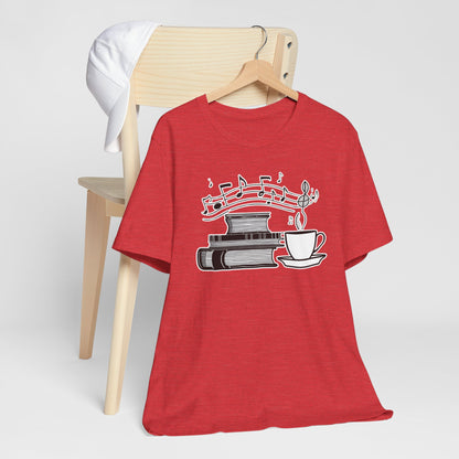 Book, Coffee and Music T-Shirt