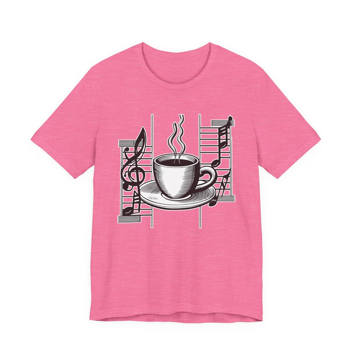 Coffee and Music Notes T-Shirt