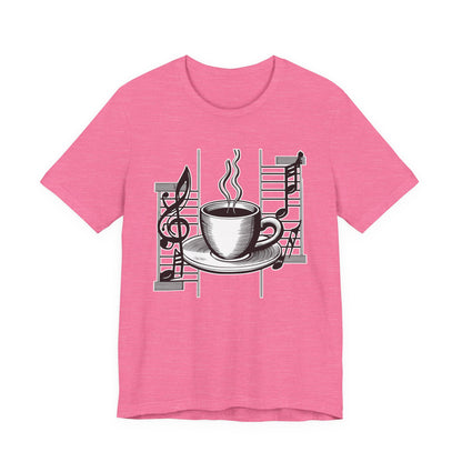 Coffee and Music Notes T-Shirt