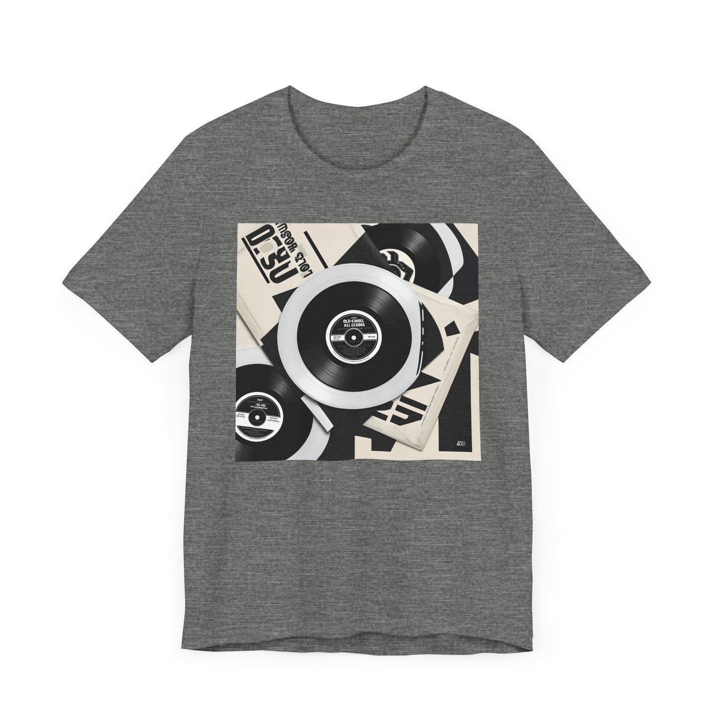 Black Vinyl Record T-Shirt