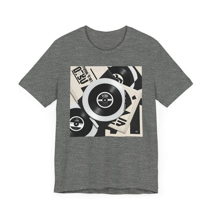 Black Vinyl Record T-Shirt
