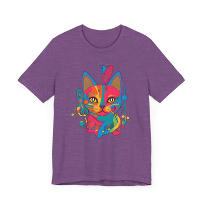 Colorful Cat V T-Shirt