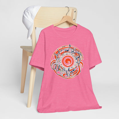 Round Music Note T-Shirt