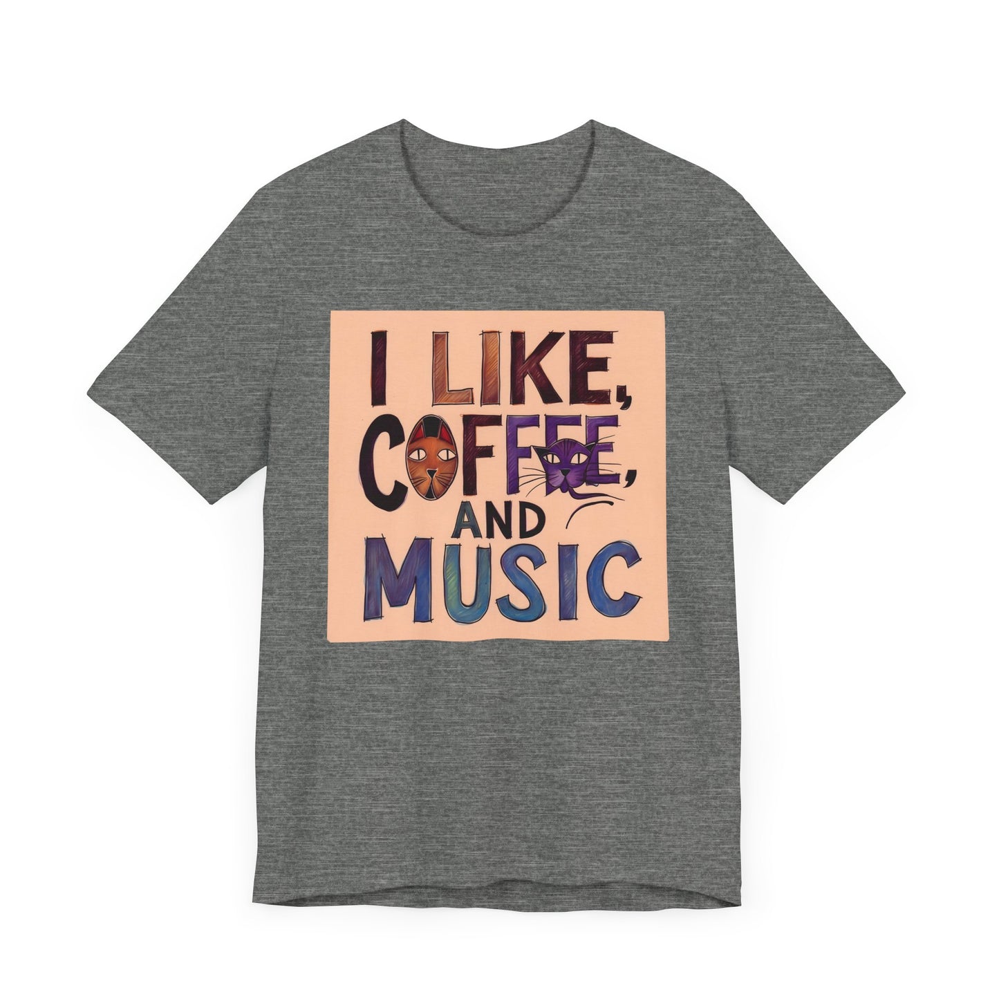 Coffee, Cats and Music VI T-Shirt